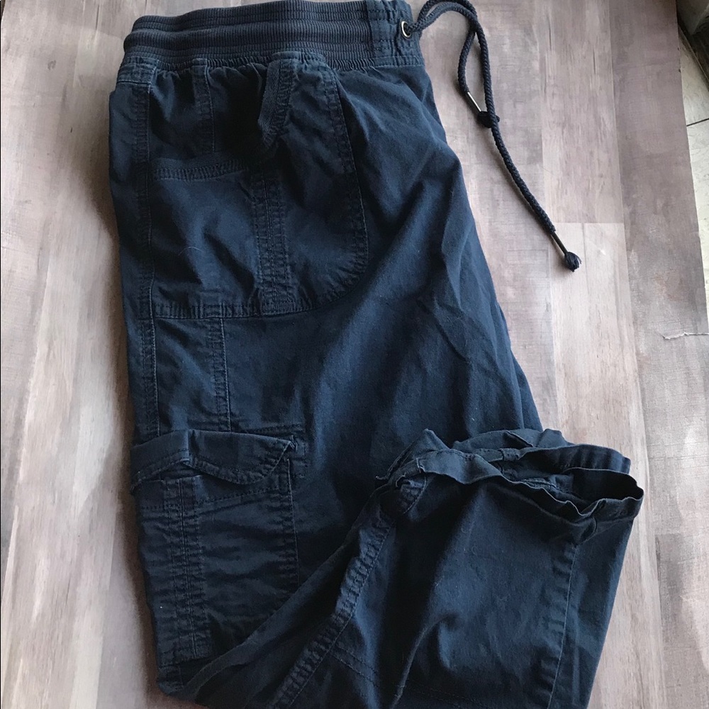 Navy Blue Capris - very good condition